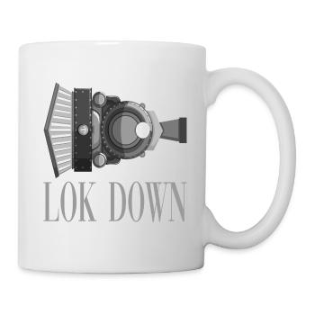 Eisenbahner Lockdown für einen Eisenbahner - Tasse - Weiß - Rechts
