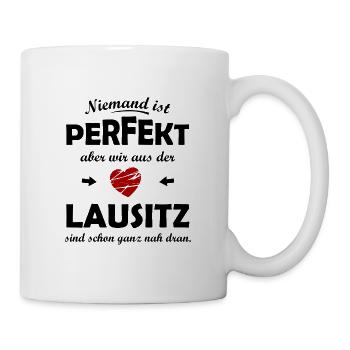 Die Lausitz - Tasse - Weiß - Rechts