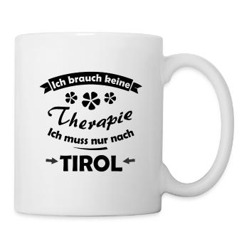 Heimweh nach Tirol - Tasse - Weiß - Rechts