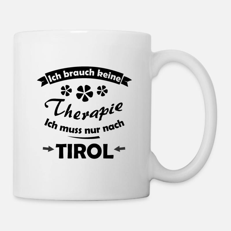 Heimweh nach Tirol - Tasse - Weiß