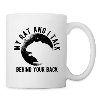 Nagetier Maus Ratte - Tasse - Weiß - Rechts