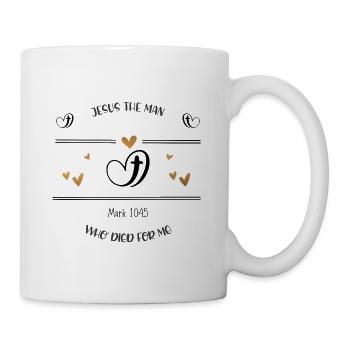 Christian Design Jésus l’homme qui est mort - Mug blanc - blanc - Droite