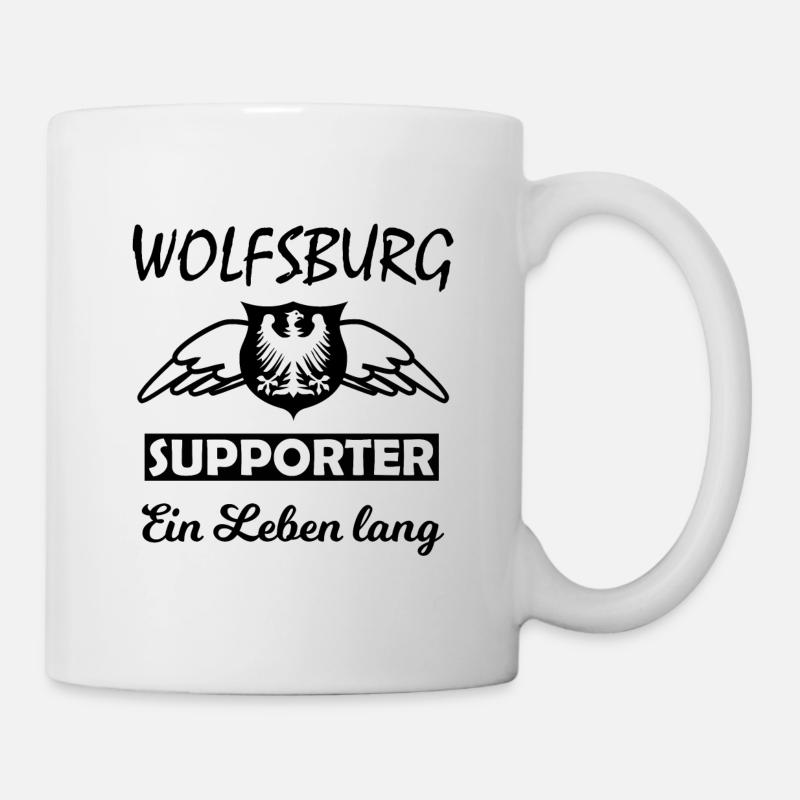Die Stadt Wolfsburg - Tasse - Weiß