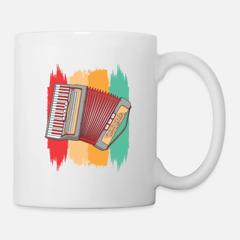 AKKORDEON 4 - Tasse - Weiß