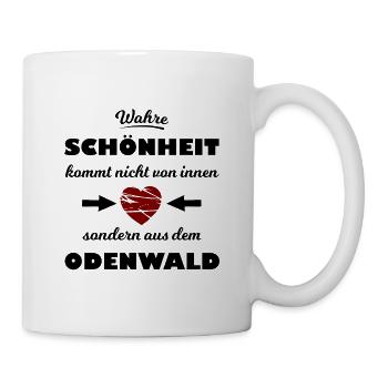 Die Heimat im Odenwald - Tasse - Weiß - Rechts