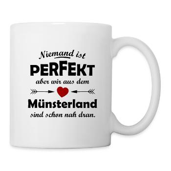 Das Münsterland - Tasse - Weiß - Rechts