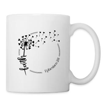 Christian Pissenlit conception foi Éphésiens 2:8 - Mug blanc - blanc - Droite