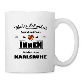Karlsruhe - Tasse - Weiß - Rechts