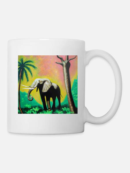 help_for_elephants_02 - Tasse - Weiß