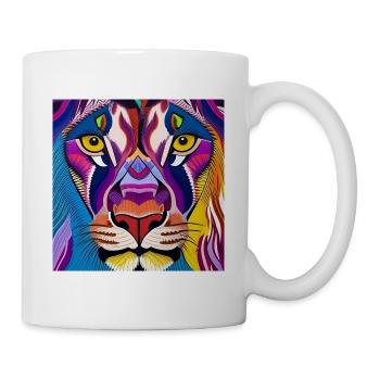 Dschungelkönig - Tasse - Weiß - Rechts