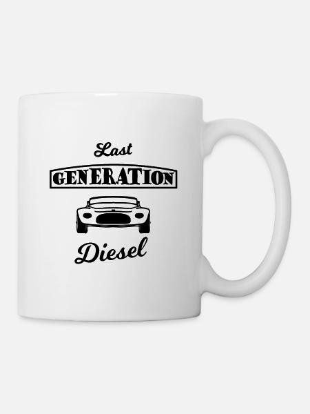 Die Diesel Autofahrer - Tasse - Weiß