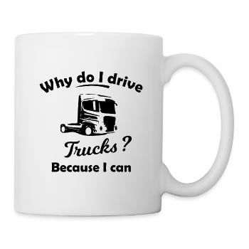 Les chauffeurs routiers - Mug blanc - blanc - Droite