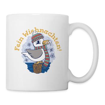 Lüttje Mööv Weihnachten Edition - Tasse - Weiß - Rechts