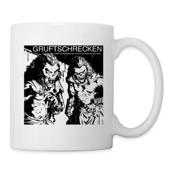 Gruftschrecken + Logo - Tasse - Weiß - Rechts