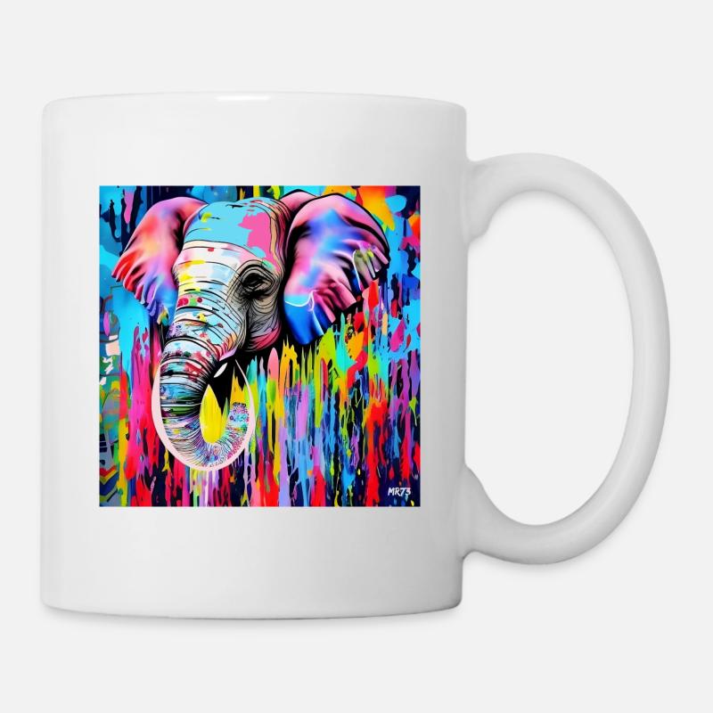 help_for_elephants_12 - Tasse - Weiß