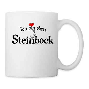 Steinbock - Tasse - Weiß - Rechts