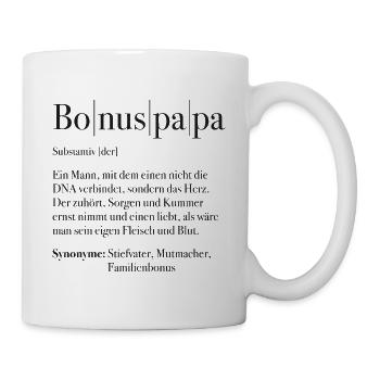 Bonuspapa - Tasse - Weiß - Rechts
