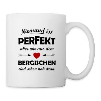 Heimat Bergisches Land - Tasse - Weiß - Rechts