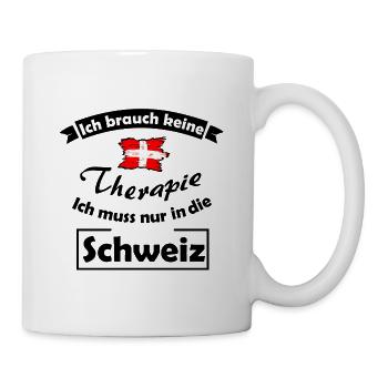 Ab in die Schweiz - Tasse - Weiß - Rechts
