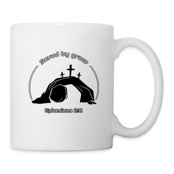 Sauvé par la grâce - Mug blanc - blanc - Droite
