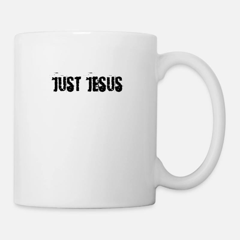 Nur Jesus - Tasse - Weiß