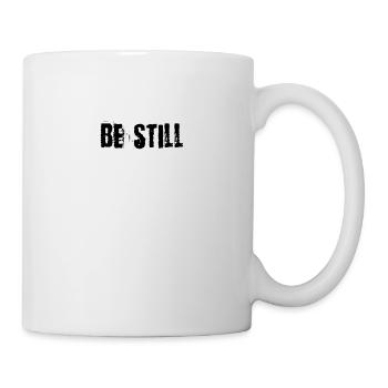 Sei still - Tasse - Weiß - Rechts