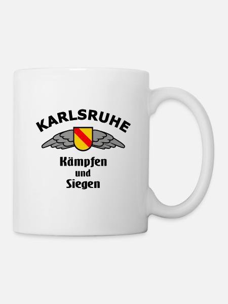 Die Macht aus Karlsruhe - Tasse - Weiß