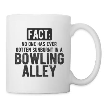 Bowling - Tasse - Weiß - Rechts
