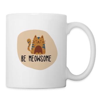 Be Meowsome Cat | Boho Shapes - Mug - white - Right