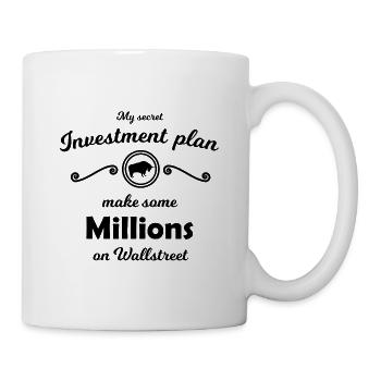 Der Millionen Plan - Tasse - Weiß - Rechts