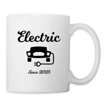 The electrics cars - Mug - white - Right