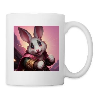 Fantasy Rodent Warrior Artwork pour Kids Fancy Rat - Mug blanc - blanc - Droite