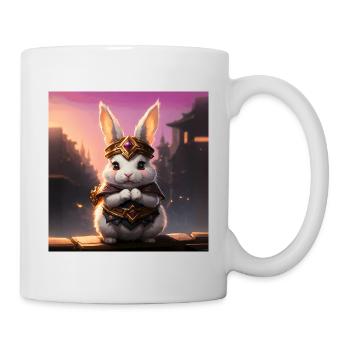 Mignon fantaisie Steampunk Lapin Artwork Lapins Ar - Mug blanc - blanc - Droite