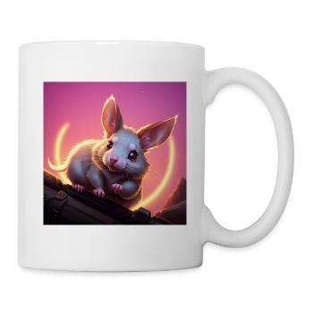 Fantasy Rodent Warrior Artwork for Kids Fancy Rat - Mug - white - Right