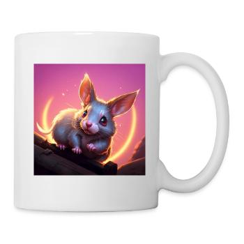 Fantasy Rodent Warrior Artwork pour Kids Fancy Rat - Mug blanc - blanc - Droite