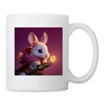 Fantasy Rodent Warrior Artwork for Kids Fancy Rat - Mug - white - Right