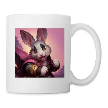 Fantasy Rodent Warrior Artwork pour Kids Fancy Rat - Mug blanc - blanc - Droite