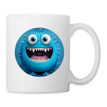 Monstre mignon - Mug blanc - blanc - Droite