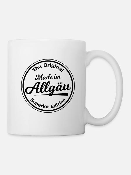 Zuhause im Allgäu - Tasse - Weiß