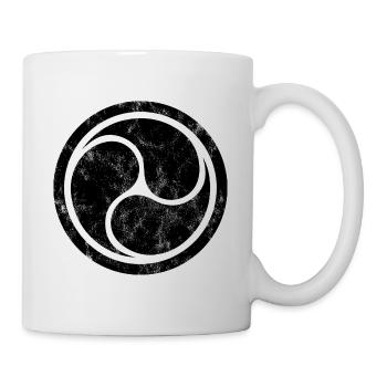 Triple Yin Yang, Tao, Bouddhisme Zen, Tibet, Japon - Mug blanc - blanc - Droite
