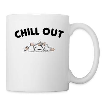 Chill Out Sheep - Mug blanc - blanc - Droite