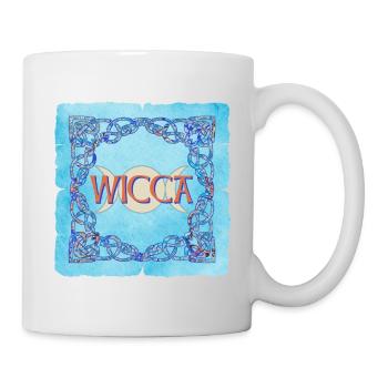 Cadre celtique Wicca E 238 - Mug blanc - blanc - Droite