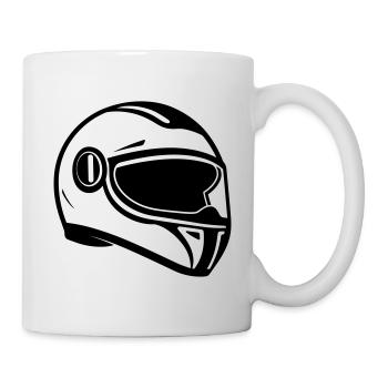 Helm - Tasse - Weiß - Rechts