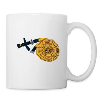 So geht's Feuerwehrmann - Tasse - Weiß - Rechts