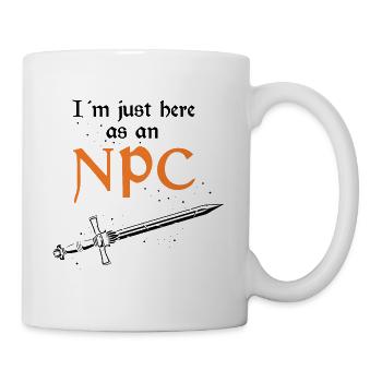 Citation de jeu de rôle fantastique pour le combat à l’épée - Mug blanc - blanc - Droite