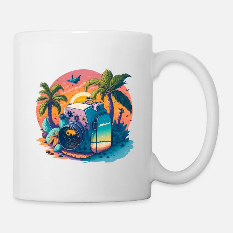 Abenteuerurlaub - Tasse - Weiß