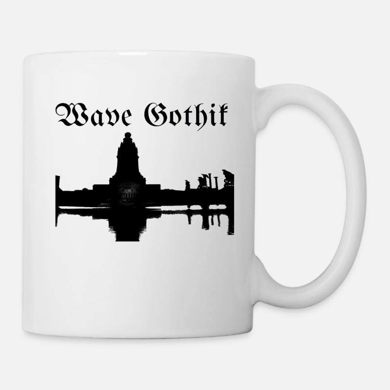 Leipzig Silhouette - WGT Spezial - Tasse - Weiß