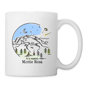 Monte Rosa Tour Hike Trekking Dufourspitze - Mug - white - Right
