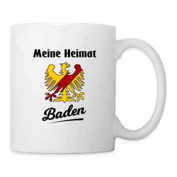 Zuhause im Badnerland - Tasse - Weiß - Rechts
