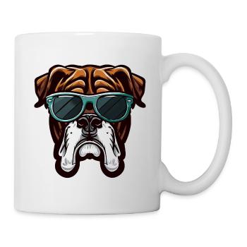 Boxer Dog the Explorer - Mug - white - Right
